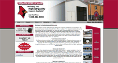 Desktop Screenshot of carolinacarportsonline.com